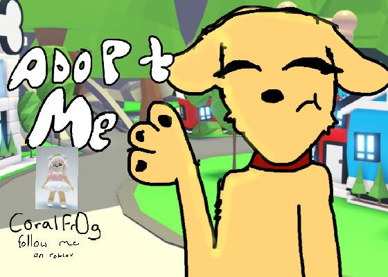 Adopt me dog|CoralFr0g|