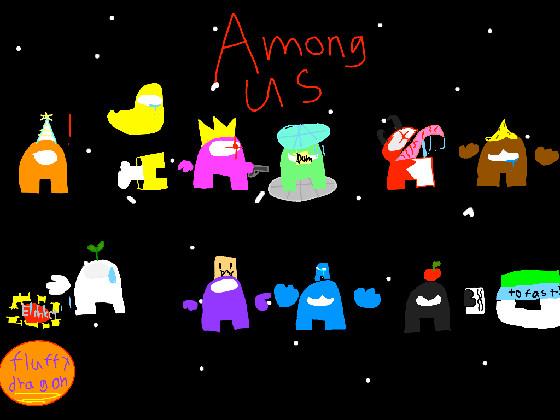 among us!(first time drawing!)