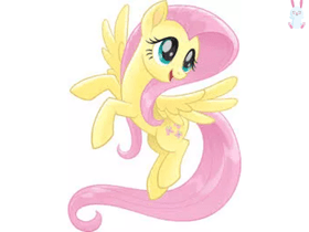 Spin Draw Flutter Shy MLP