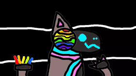 rainbowa my protogen new OC