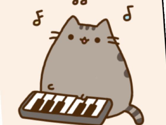 Pusheen plays happy birthday