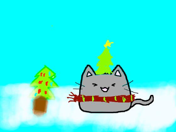 Christmas cat