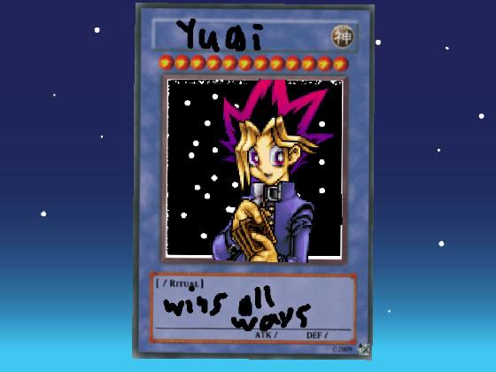 if yugi was a card