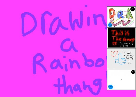 a drawing rainbow thing 1