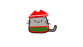 Christmas cat