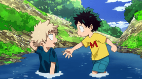 Bakugo and Deku/anime