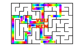 RAINBOW MAZE!