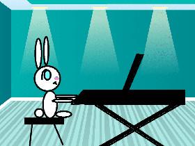 PIANO BUNNY!!!! 1