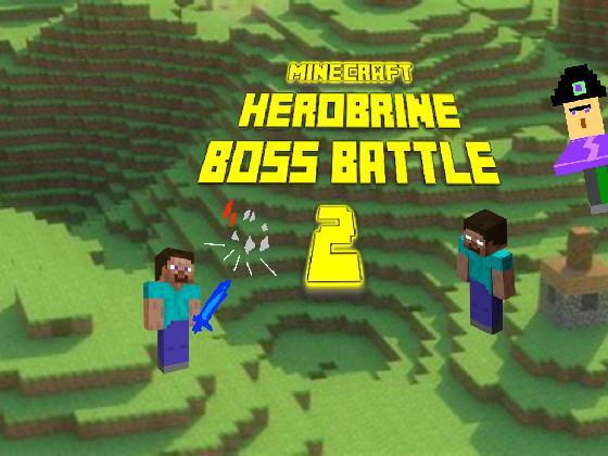 minecraft herobrine boss battle 