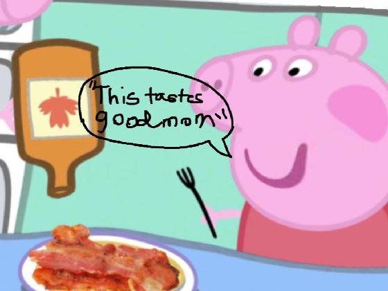 Peppa eats herself🤔🤔😆😆😆😆🤯🤯