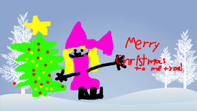 A Christmas greeting card!