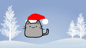 Christmas kitty