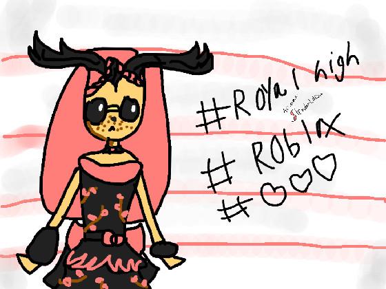 Roblox royal high drawing!!