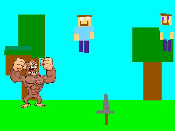 Minecraft:herobrine fight 2