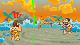 Caveman V.S Raptor