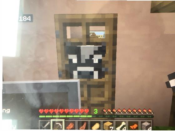 minecraft cow meme