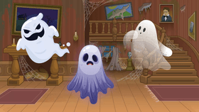 Halloween ghosts party