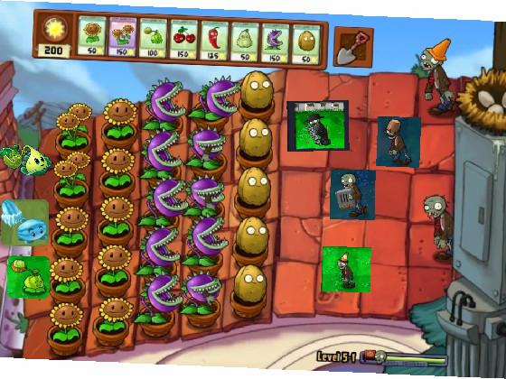 plants vs zombies R00F