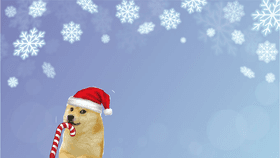 Doge christmas card