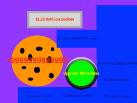 Cookie Clicker hacked