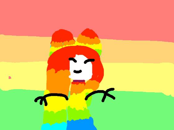 Rainbow girl