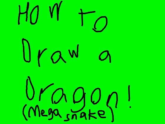 how to draw a dragon