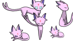 Espeon Family Artwork For School