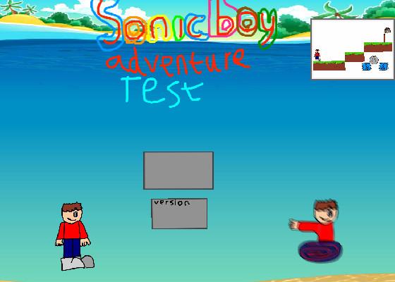 sonic boy adventure test