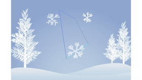 snowflake draw