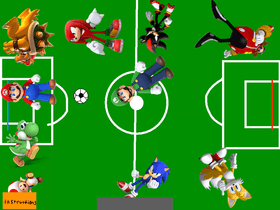 2-Player mario and sonic soccer