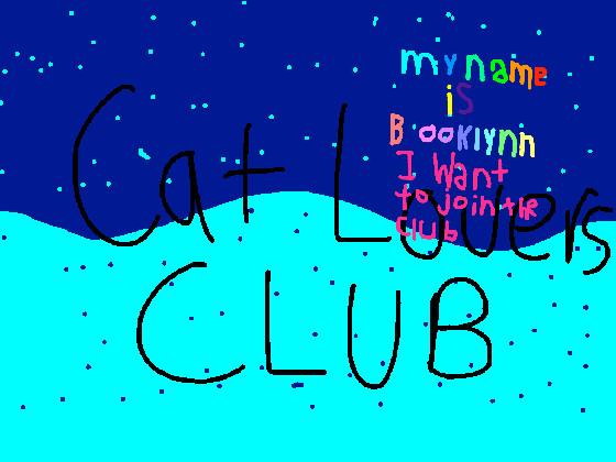 Cat Lovers CLUB 1