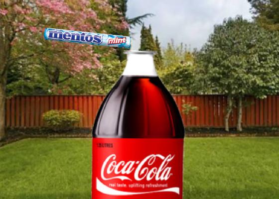 mentos in coke 1 1