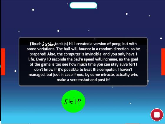 Invincible Pong 1