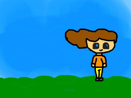 hair blowing in wind animation.