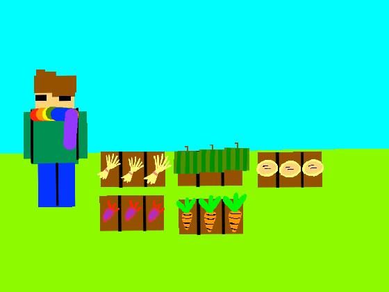 Minecraft! Growing crops!