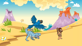 Interactive scene: Prehistoric