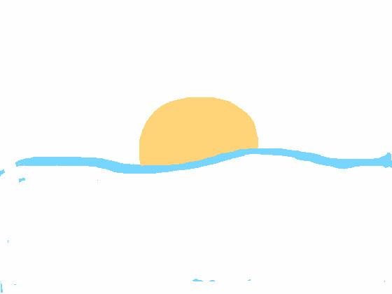 Drawing a Sunset!!