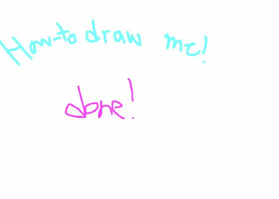 how to draw me