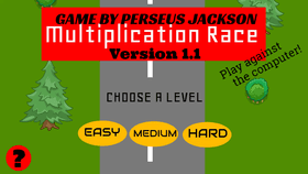 Multiplication Racing (Versus the Computer)
