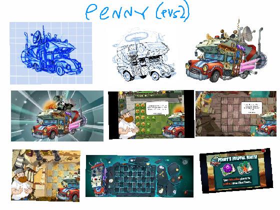 penny time travel car PvZ2