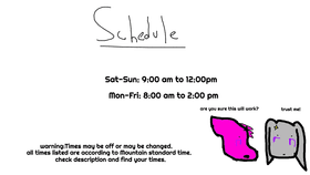 Schedules