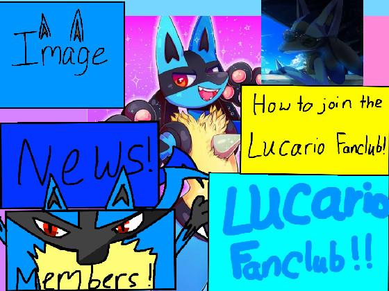 lucario fan club 1