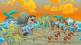 Dino Attack!!!!!!!!!!!!!