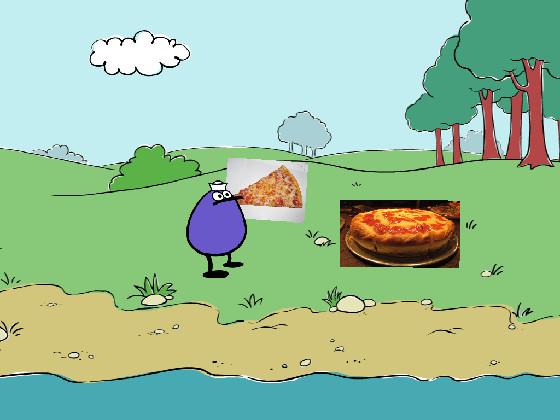 Quack Eats Pizza