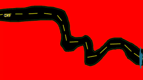 Race track with pen after challenge!