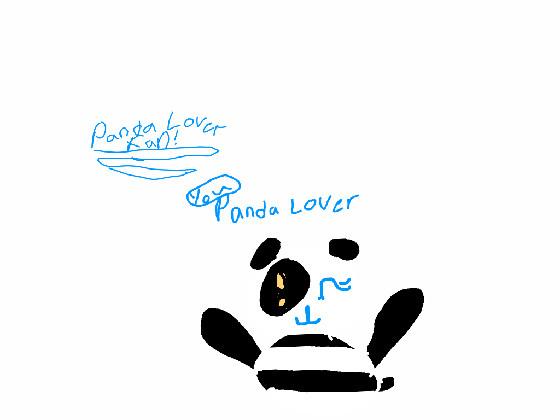 panda lover fan art