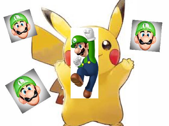 Luigi + Pikachu 7