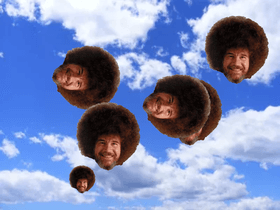 Raining Bob Ross