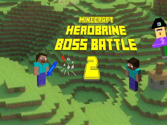 minecraft herobrine boss battle  1