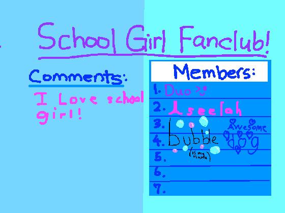 School Girl Fanclub 1 1 1